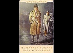 Telefonkarte PD 10 00 Casablanca Bogart Bergmann, DD 6007 Modul 38R