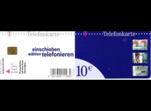 Telefonkarte PD 02 01.03 Einschieben . blau, DD 3302 Modul 38R Gemplus
