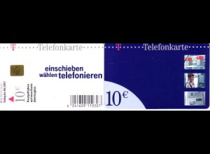 Telefonkarte PD 02 04.04 Einschieben . blau, DD 3404 Modul 38R Gemplus