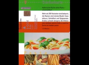 Telefonkarte PD 6 01 Italienische Küche - Pasta