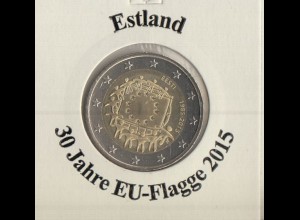 Estland 2015 EU-Flagge