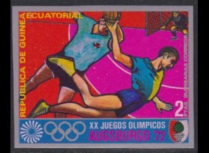 Äquatorialguinea Mi.Nr. A58 Olympia 1972 München, Handball (2)