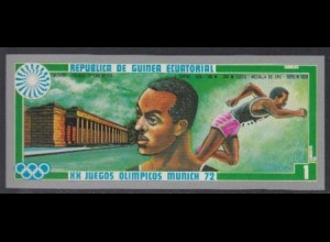 Äquatorialguinea Mi.Nr. A 81 Olympia 1972, J.Owens, Gew. Berlin 1936 (1)