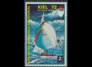 Äquatorialguinea Mi.Nr. 99 Olympia 1972 München/Kiel, Segeln (2)