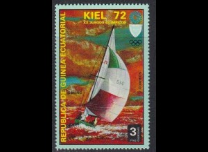 Äquatorialguinea Mi.Nr. 100 Olympia 1972 München/Kiel, Segeln (3)