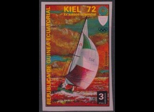 Äquatorialguinea Mi.Nr. A100 Olympia 1972 München/Kiel, Segeln (3)