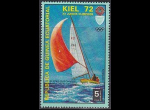 Äquatorialguinea Mi.Nr. 101 Olympia 1972 München/Kiel, Segeln (5)