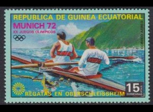 Äquatorialguinea Mi.Nr. 103 Olympia 1972 München, Rudern (15)