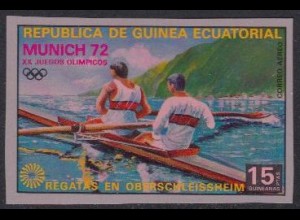 Äquatorialguinea Mi.Nr. A103 Olympia 1972 München, Rudern (15)