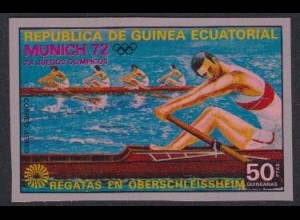 Äquatorialguinea Mi.Nr. A104 Olympia 1972 München, Rudern (50)