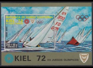 Äquatorialguinea Mi.Nr. Block 16 Olympia 1972 München/Kiel, Segeln 