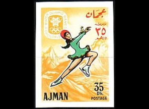 Ajman Mi.Nr.200B Olympia 68, Eiskunstlauf (35 Dh)