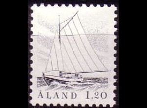 Aland Mi.Nr. 9 Freimarke, Fischerboot (1.20M)