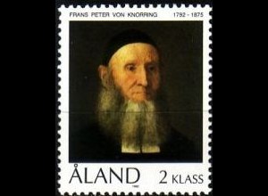 Aland Mi.Nr. 56 200. Geb. Knorring, Pfarrer, Gemälde von K.E.Jansson (2. Klasse)