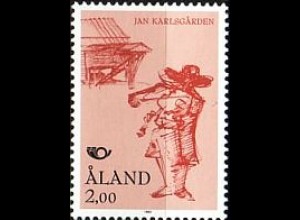 Aland Mi.Nr. 70 Tourismus, Getreidedarre, Geigenspieler (2.00M)