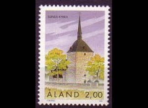 Aland Mi.Nr. 91 Kirche von Sund (2M)