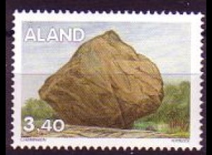 Aland Mi.Nr. 93 Gesteinsformationen, Findling Insel Torsskär (3.40M)