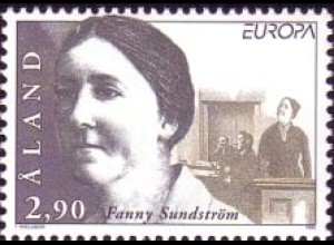 Aland Mi.Nr. 114 Berühmte Frauen, Fanny Sundström, Pädagogin (2.90M)