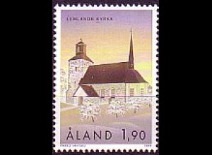 Aland Mi.Nr. 162 St.-Brigitta-Kirche Lemland (1.90M)