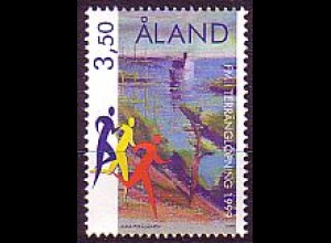 Aland Mi.Nr. 163 Finnische Meisterschaften im Crosslauf (3.50M)