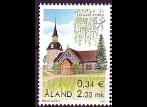 Aland Mi.Nr. 197 St.-Maria-Magdalena-Kirche Föglö (2M/0.34€)