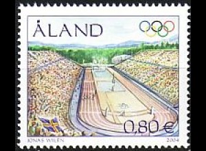 Aland Mi.Nr. 240 Olympische Sommerspiele, Olympiastadion, Athen (0,80)