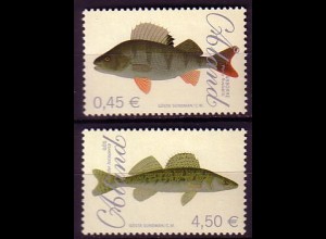 Aland Mi.Nr. 289-90 Fische (2 Werte)