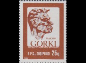 Albanien Mi.Nr. 2292 Persönlichkeiten, Maxim Gorkij (25)