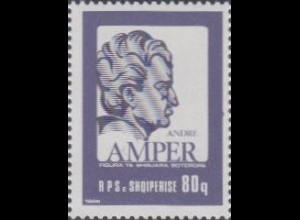Albanien Mi.Nr. 2293 Persönlichkeiten, André Marie Ampère (80)