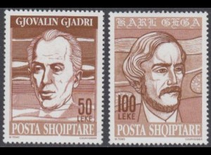 Albanien Mi.Nr. 2540-41 Europa 94, Entdeckungen+Erfindungen Gjadri, v.Ghega (2W)