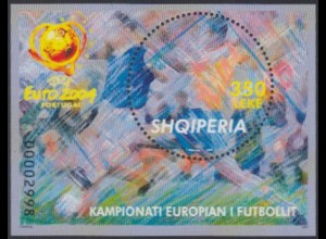 Albanien Mi.Nr. Block 151 Fußball-EM 2004 Portugal