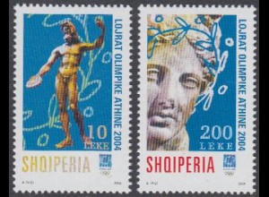 Albanien Mi.Nr. 2974-75 Olympia 2004 Athen (2 Werte)