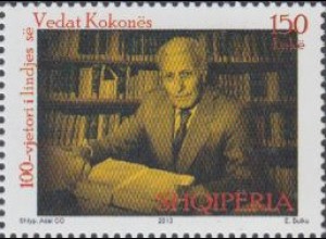 Albanien Mi.Nr. 3426 100.Geb.Vedat Kokona, Schriftsteller (150)