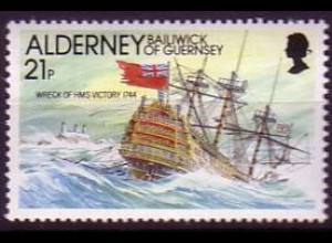 Alderney Mi.Nr. 49 Schiffsbruch der HMS Victory (21)