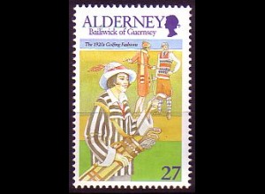 Alderney Mi.Nr. 174 Golfmode um 1920 (27)