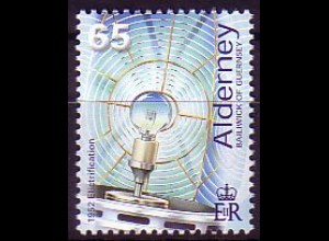 Alderney Mi.Nr. 198 Leuchtturm: Elektrischer Lichtprojektor (65)
