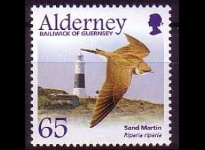 Alderney Mi.Nr. 241 Uferschwalbe, Leuchtturm (65)