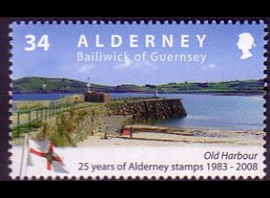 Alderney Mi.Nr. 332 Landschaften, Alter Hafen (34)