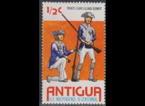 Antigua Mi.Nr. 417 200J. Unabhängigkeit der USA, Soldaten (1/2)