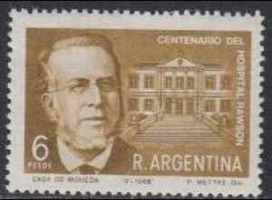 Argentinien Mi.Nr. 996 100Jahre Rawson-Hospital (6)