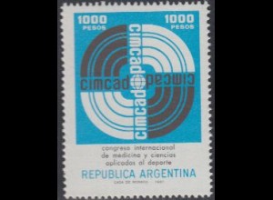 Argentinien Mi.Nr. 1508 Kongreß für Sportmedizin und Sportwissenschaften (1000)