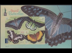 Australien MiNr. Block 344 Schmetterlinge, Bfm.ausstellung NY 2016, Day 5