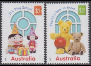 Australien MiNr. 4524-25 Kinder-Fernsehsendung Play School (2 Werte)