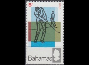 Bahamas Mi.Nr. 277 Touristik, Golf (5)