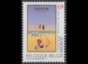 Belgien Mi.Nr. 3232 Europa 03, Plakatkunst Die Küste (0,59)