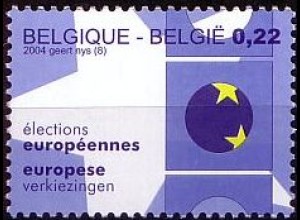 Belgien Mi.Nr. 3304 Stern, Weltkugel, mit Europasternen (0,22)