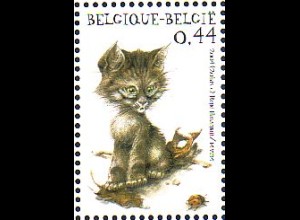 Belgien Mi.Nr. 3370 Briefmarkenausst. BELGICA '06, Katze (0,44)