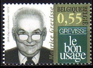 Belgien Mi.Nr. 3401 Unsere Sprachen, Grevisse, Titelseite Le bon usage (0,55)