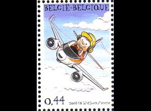 Belgien Mi.Nr. 3417 Briefmarkenausst. BELGICA '06, Flugzeug (0,44)