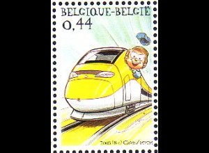Belgien Mi.Nr. 3418 Briefmarkenausst. BELGICA '06, Eisenbahn (0,44)